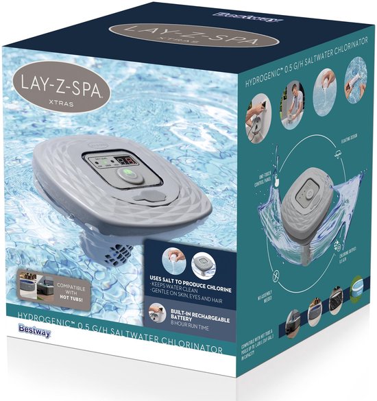 Lay Z Spa drijvend zoutwatersysteem - tot 1.400 liter