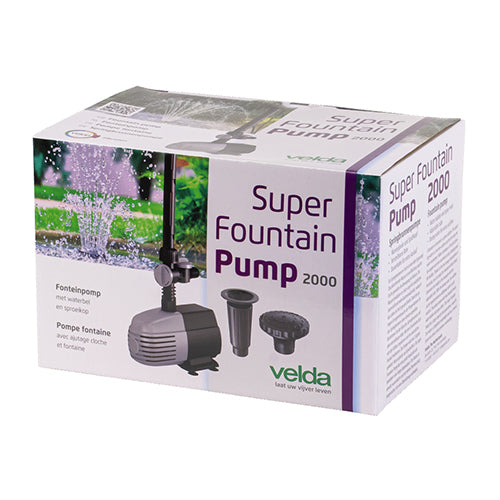 Velda Super Fountain Pump - Fontein Pomp - Verkrijgbaar in 400-800-1000-2000-3000-4000 l/h