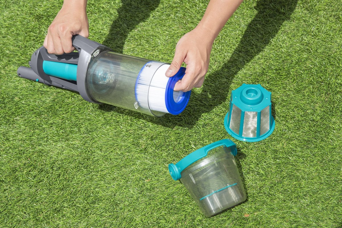 Bestway® AquaGrip™ Handmatige Oplaadbare Zwembadstofzuiger