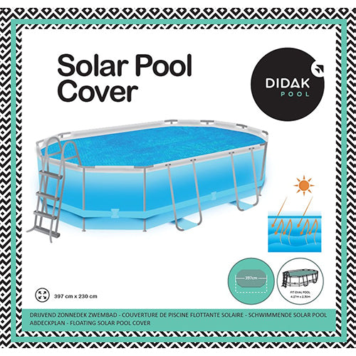 Solar cover noppenfolie powersteel ovaal 4,27 x 250 cm