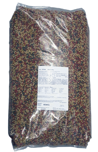 Aquaforte drijvend visvoer basic 15 kg - 3 - 6 mm