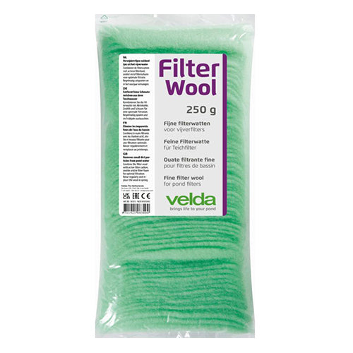Velda Velda Pond Filter Wool Green - Filterwatten Groen - Verkrijgbaar in 100, 250 en 500 gram