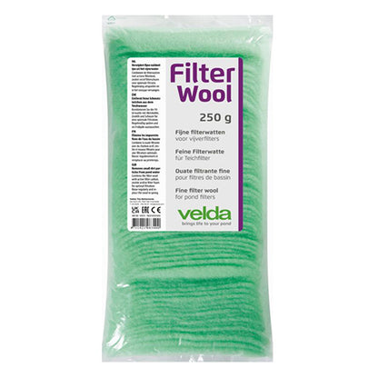 Velda Velda Pond Filter Wool Green - Filterwatten Groen - Verkrijgbaar in 100, 250 en 500 gram