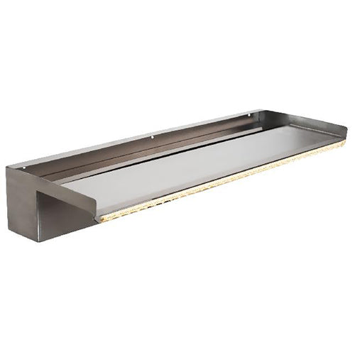 Heissner waterval element roestvrij staal RVS met LED verlichting - 60 cm