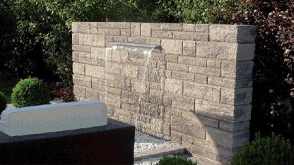 Heissner waterval element roestvrij staal RVS met LED verlichting - 60 cm