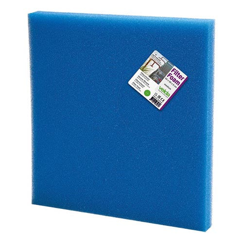 Velda filterschuim blauw medium 50x50x5cm