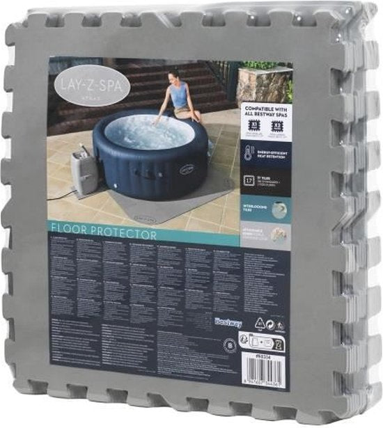 Lay-z spa ondervloer grijs 196 x 196 cm