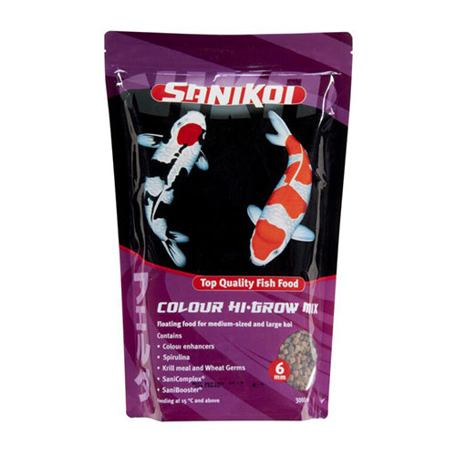 Velda SaniKoi Colour Hi-Grow Mix - Visvoer voor Intensieve Kleuren bij Koi en Karperachtigen -  Verkrijgbaar in 3 - 6 mm - 3 -10 liter