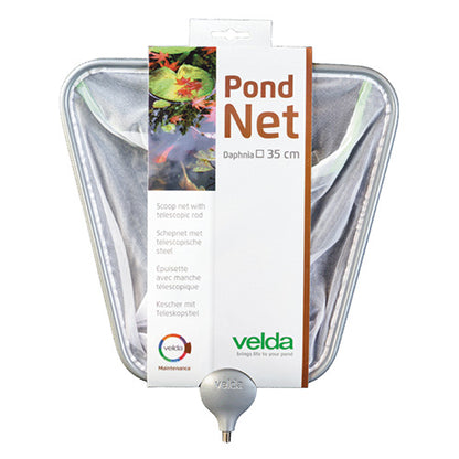Velda Vijver Net Daphnia - Schepnet Wit Fijn Vierkant 35 cm met Telescopische steel 180 cm