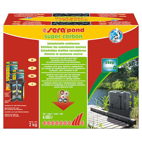 Sera super carbon 2kg - aktieve kool